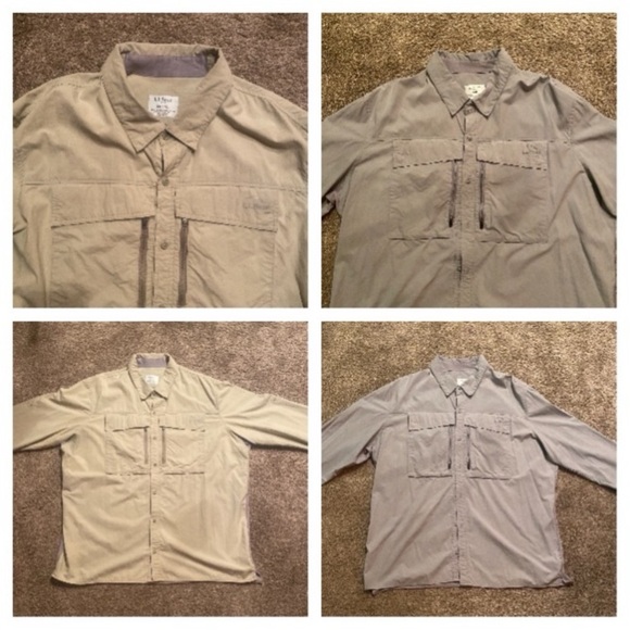L.L. Bean Bundle of 2 Tropicwear Shirt long sleeves XXL - Picture 12 of 15